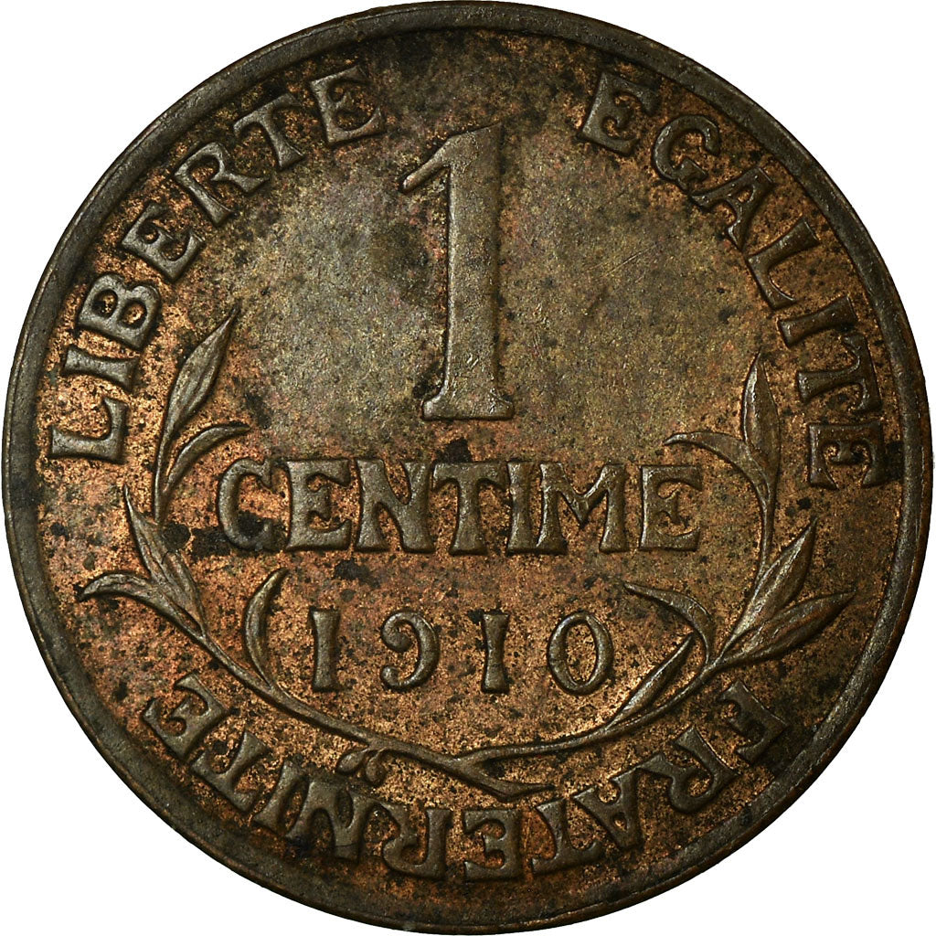 Coin, France, Dupuis, Centime, 1910, AU(55-58), Bronze, KM:840, Gadoury:90