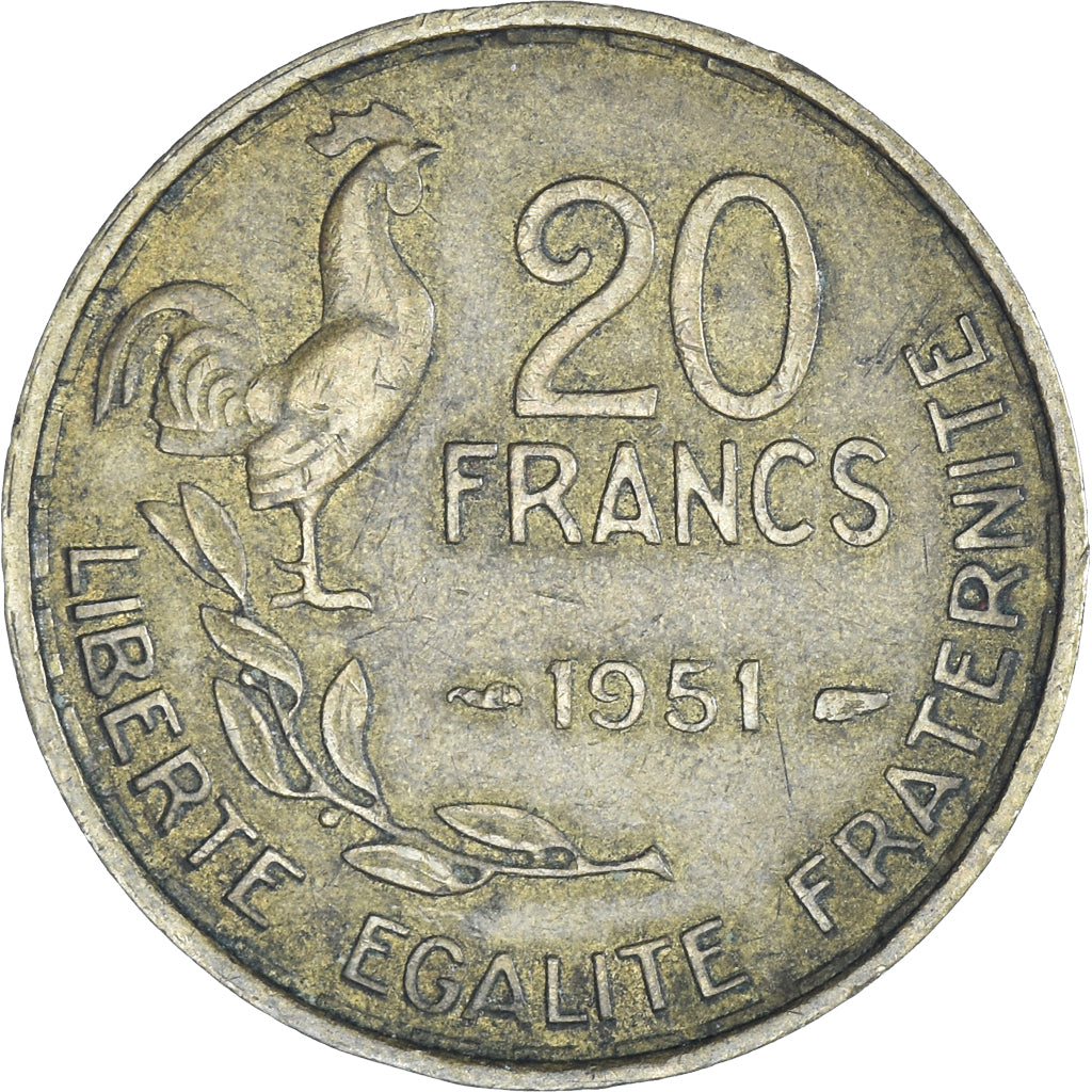 Münze, Frankreich, 20 Francs, 1951