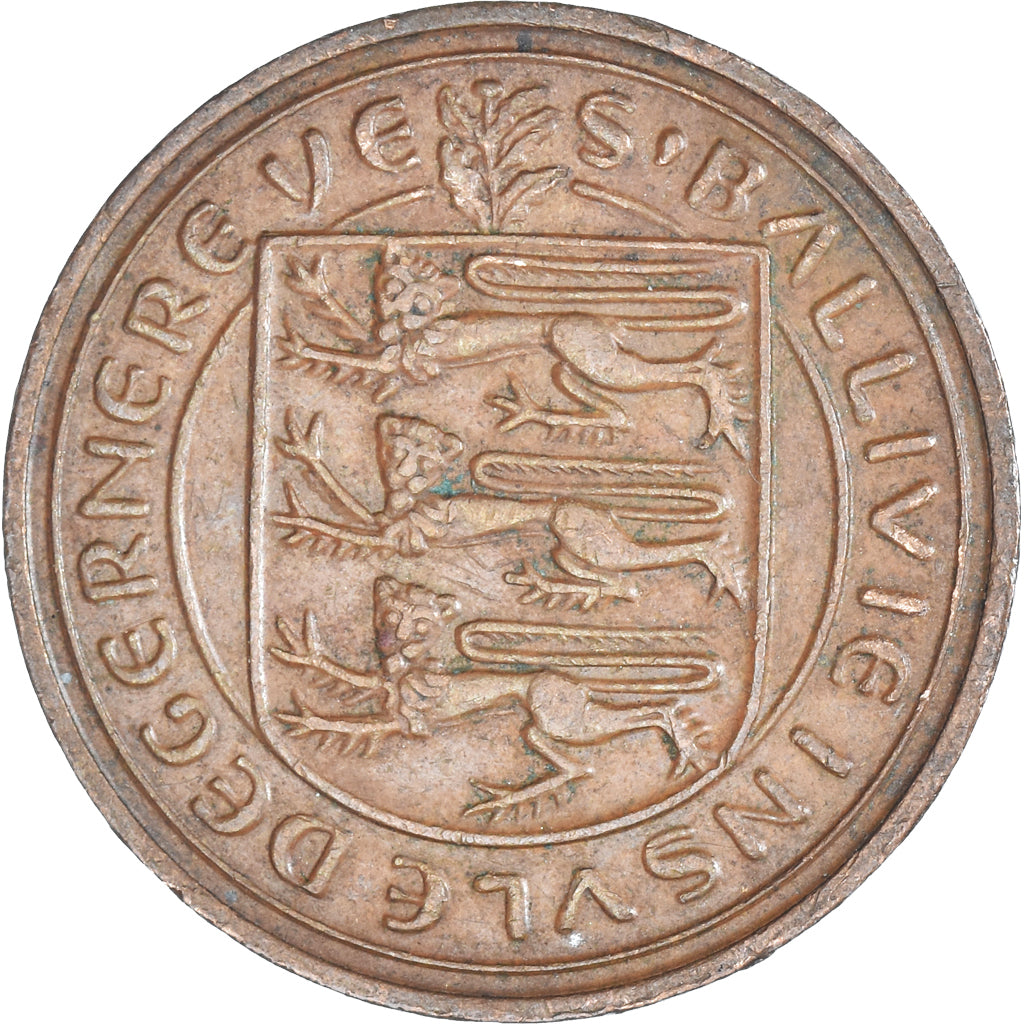 Münze, Guernsey, 2 Pence, 1979