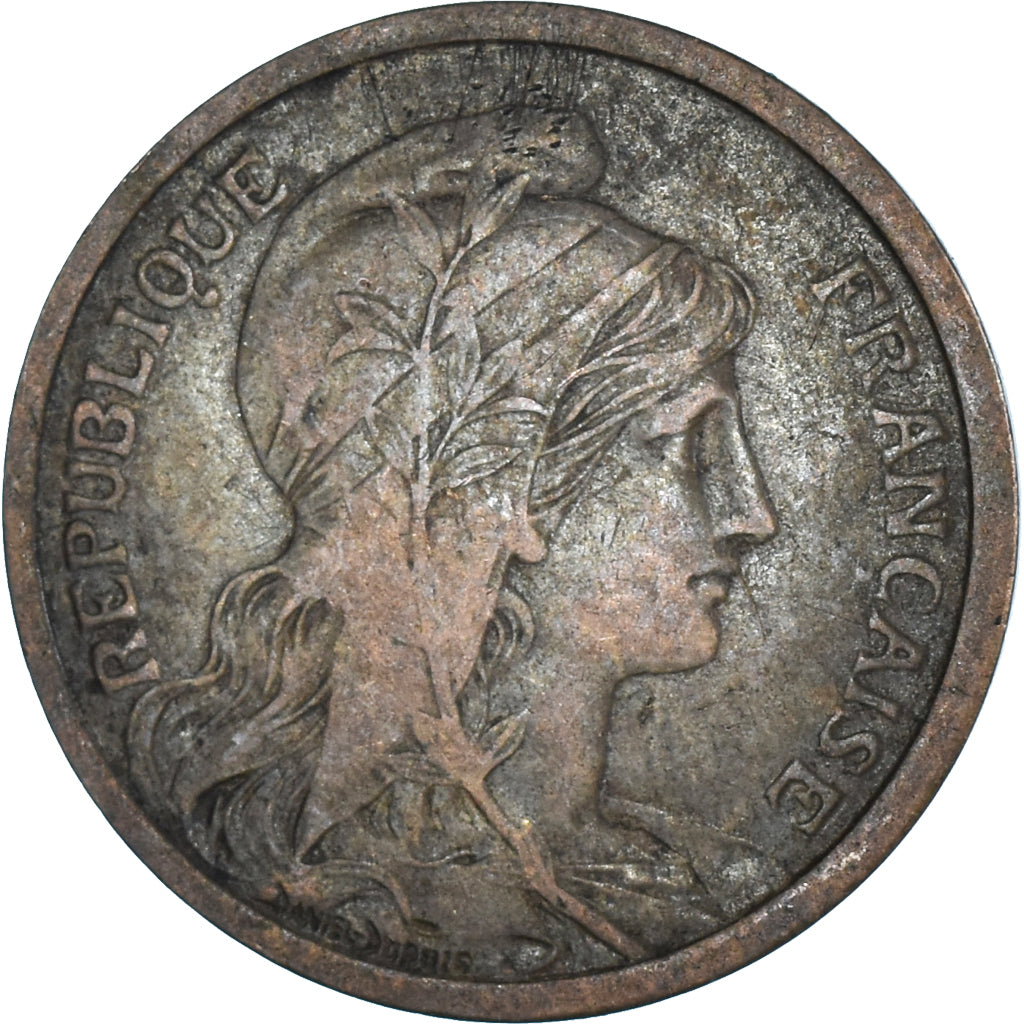Munten, Frankrijk, 2 Centimes, 1908