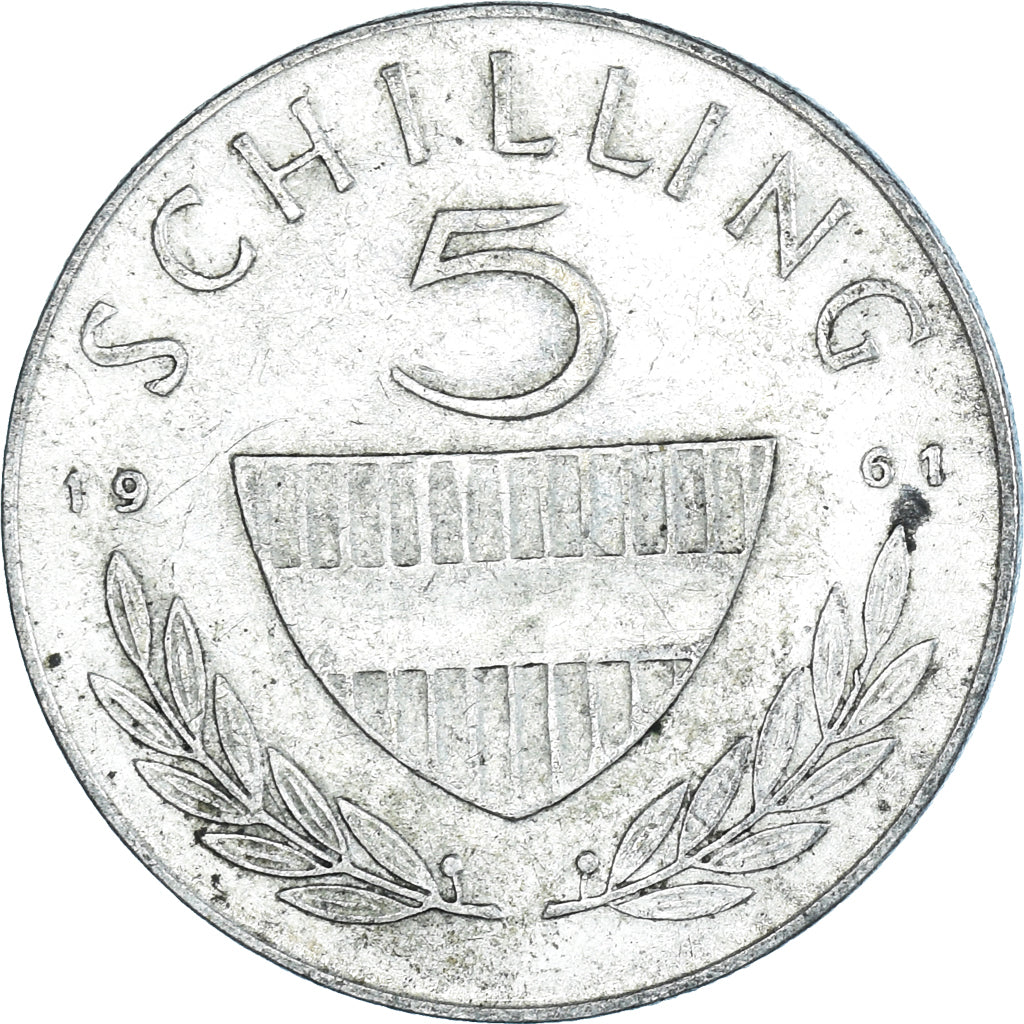 Coin, Austria, 5 Schilling, 1961