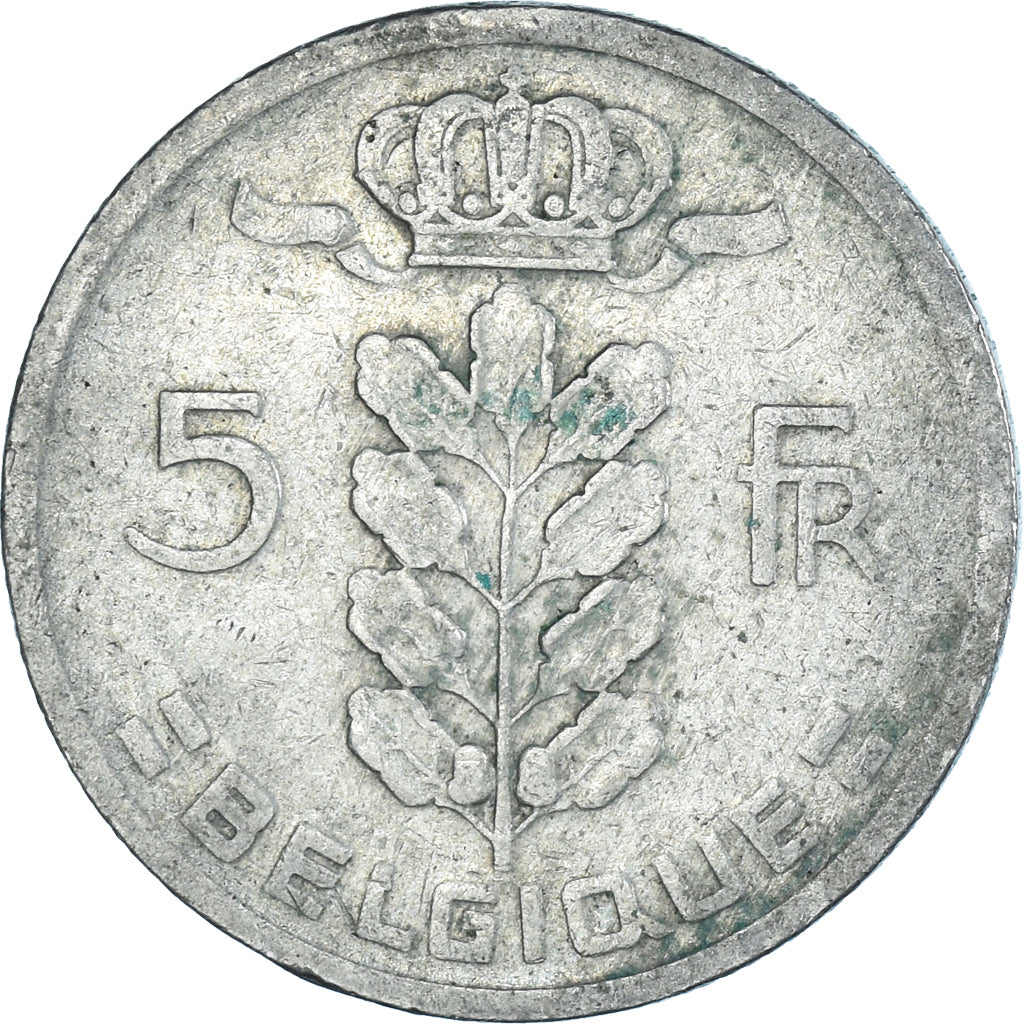 Moneta, Belgia, 5 Francs, 5 Frank, 1958