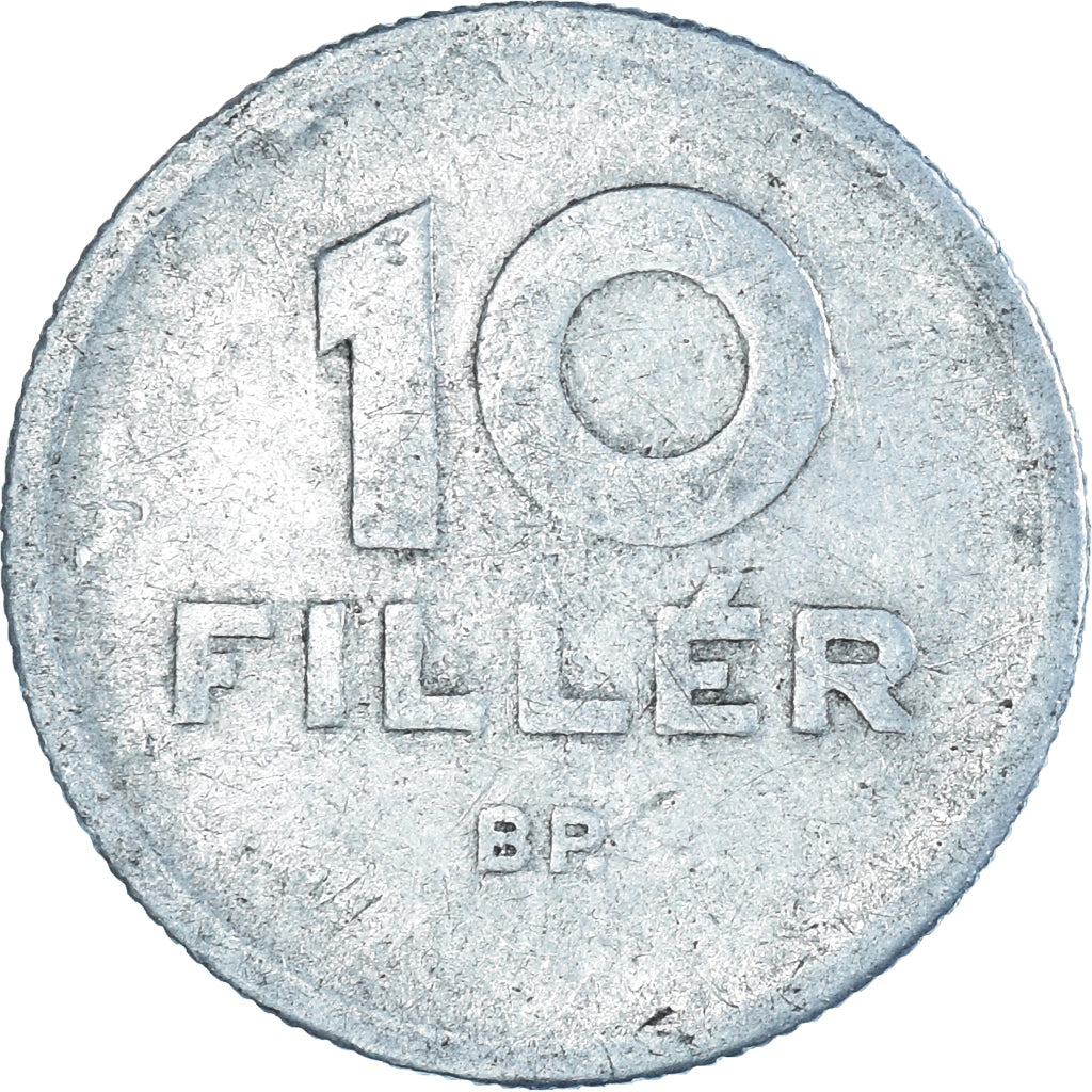Münze, Ungarn, 10 Filler, 1957