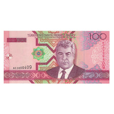 Banknote, Turkmanistan, 100 Manat, 2005, KM:18, UNC(65-70)