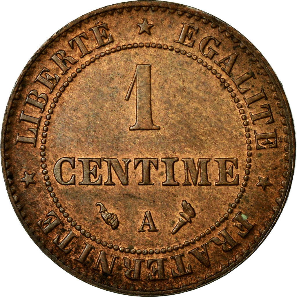 Moneta, Francia, Cérès, Centime, 1897, Paris, SPL-, Bronzo, KM:826.1