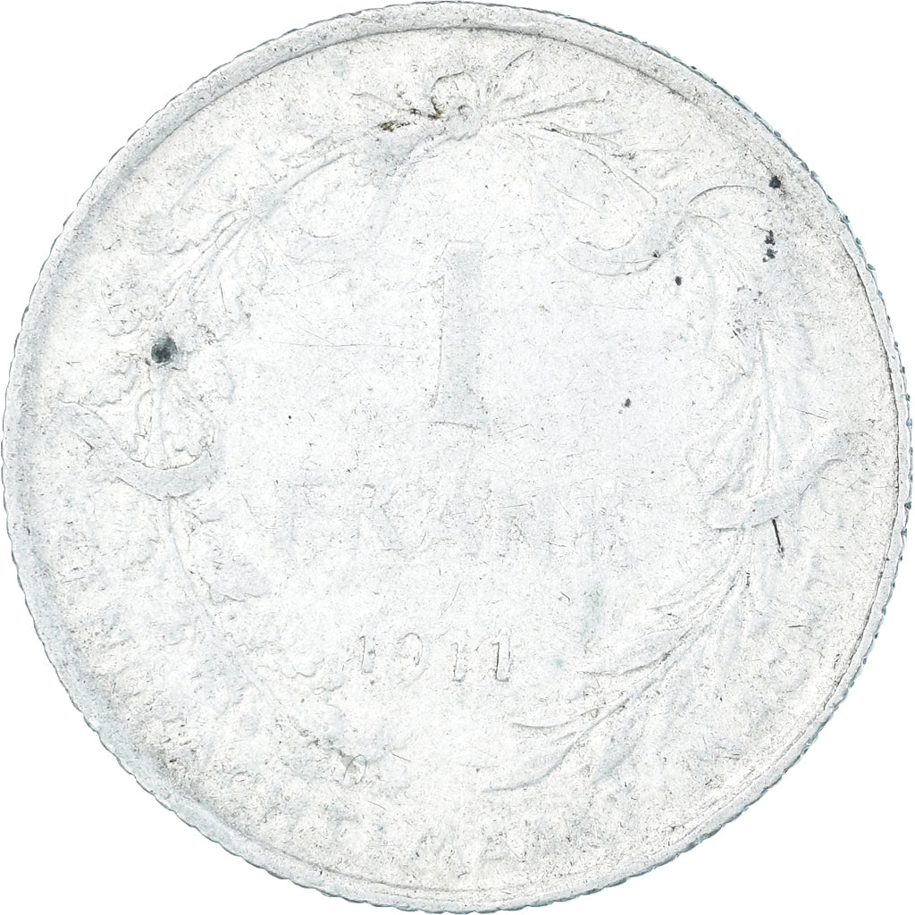 Coin, Belgium, Franc, 1911