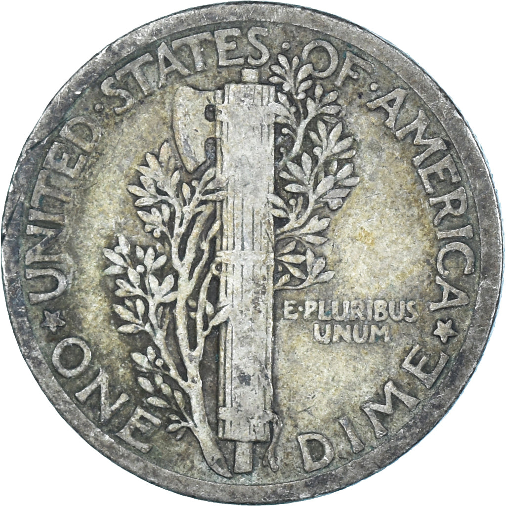 Moneta, USA, Dime, 1918