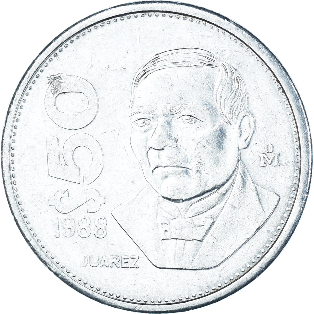 Monnaie, Mexique, 50 Pesos, 1988