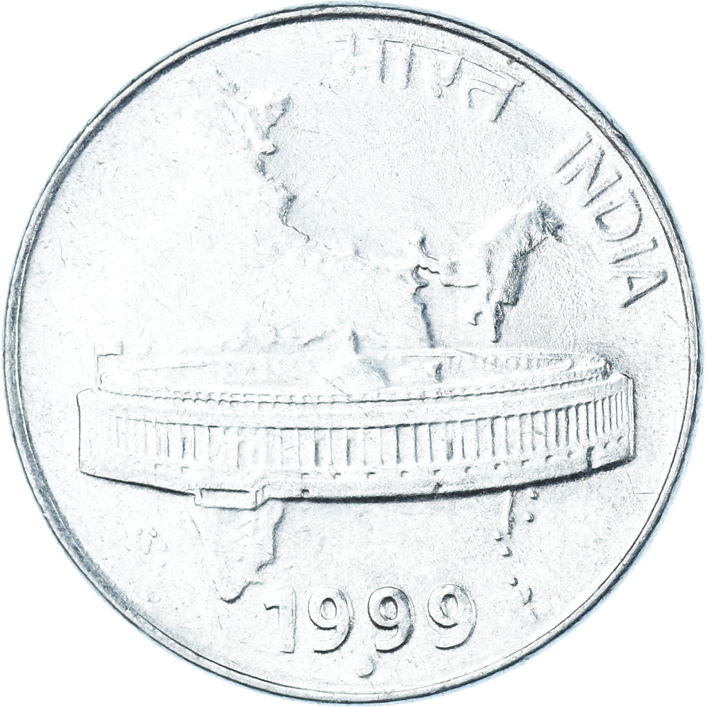 Münze, India, 50 Paise, 1999
