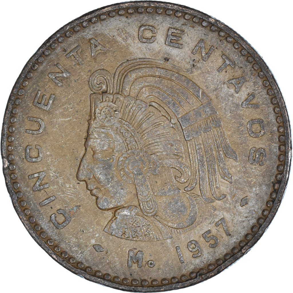 Munten, Mexico, 50 Centavos, 1957