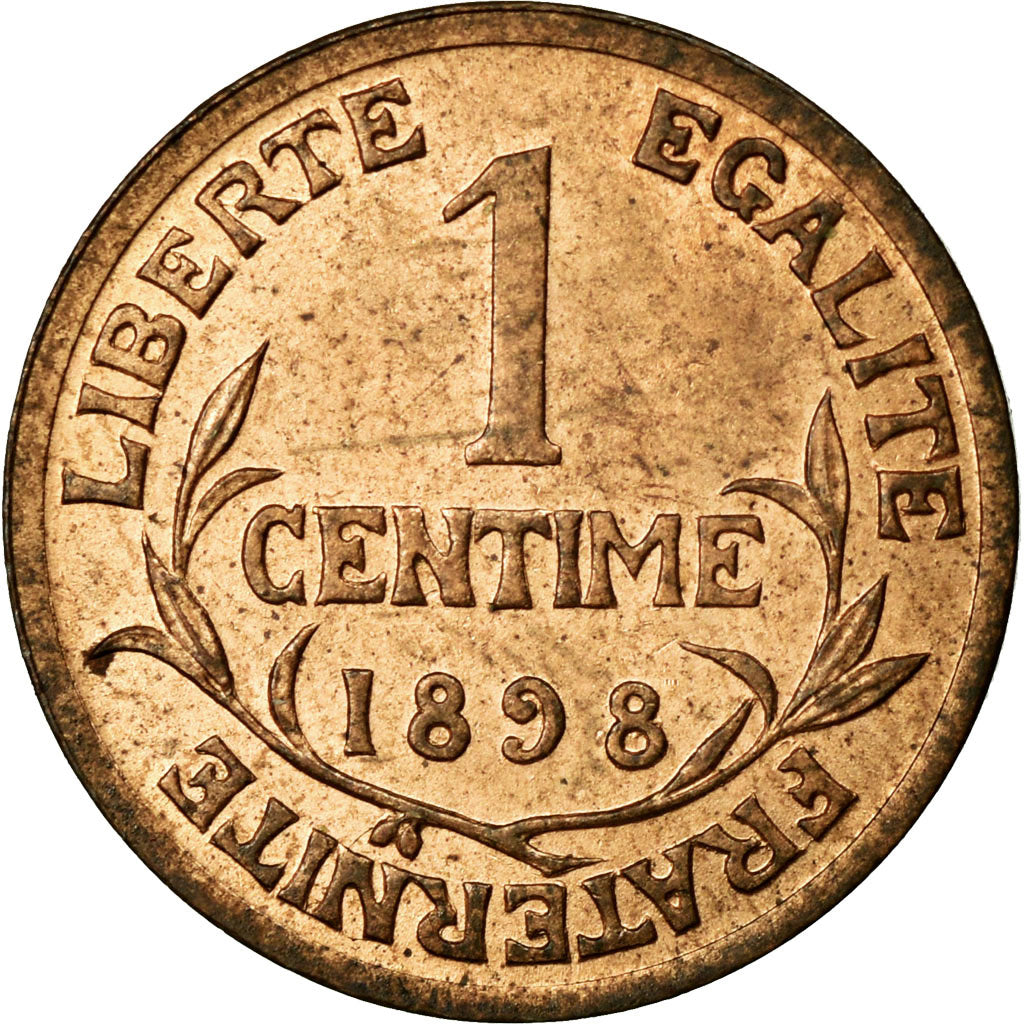 Moneta, Francia, Dupuis, Centime, 1898, SPL, Bronzo, KM:840, Gadoury:90