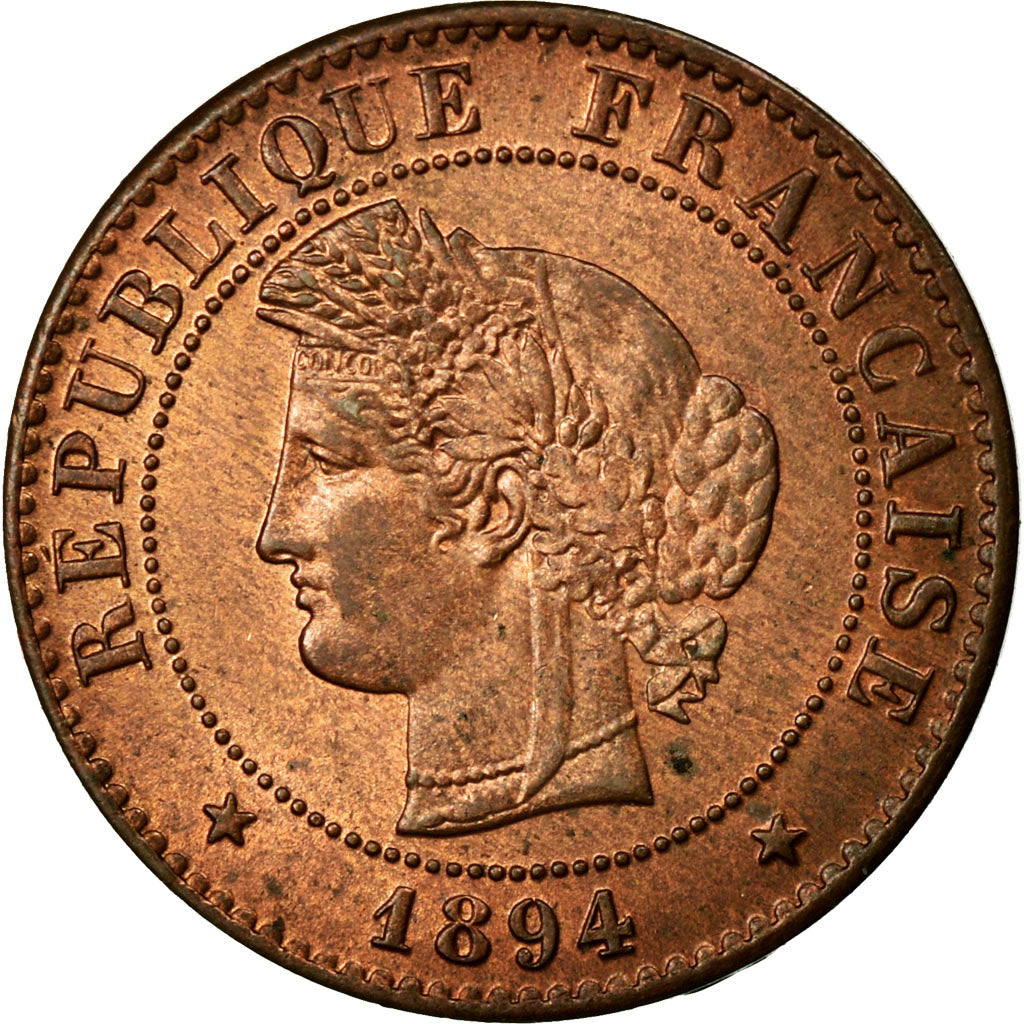 Coin, France, Cérès, Centime, 1894, Paris, MS(60-62), Bronze, KM:826.1