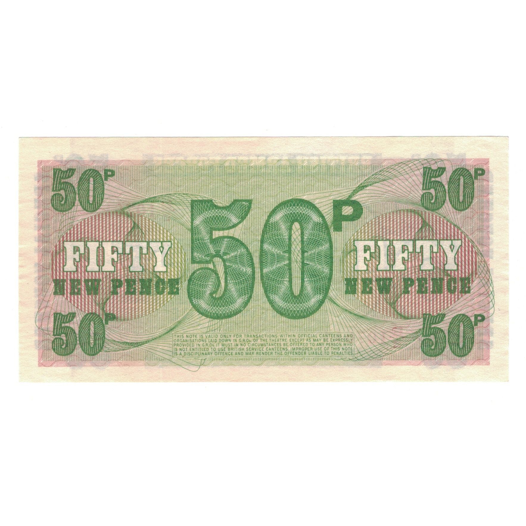 Banconote, Gran Bretagna, 50 New Pence, Undated (1972), KM:M49, SPL-