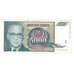 Billet, Yougoslavie, 5000 Dinara, 1992, KM:115, TTB