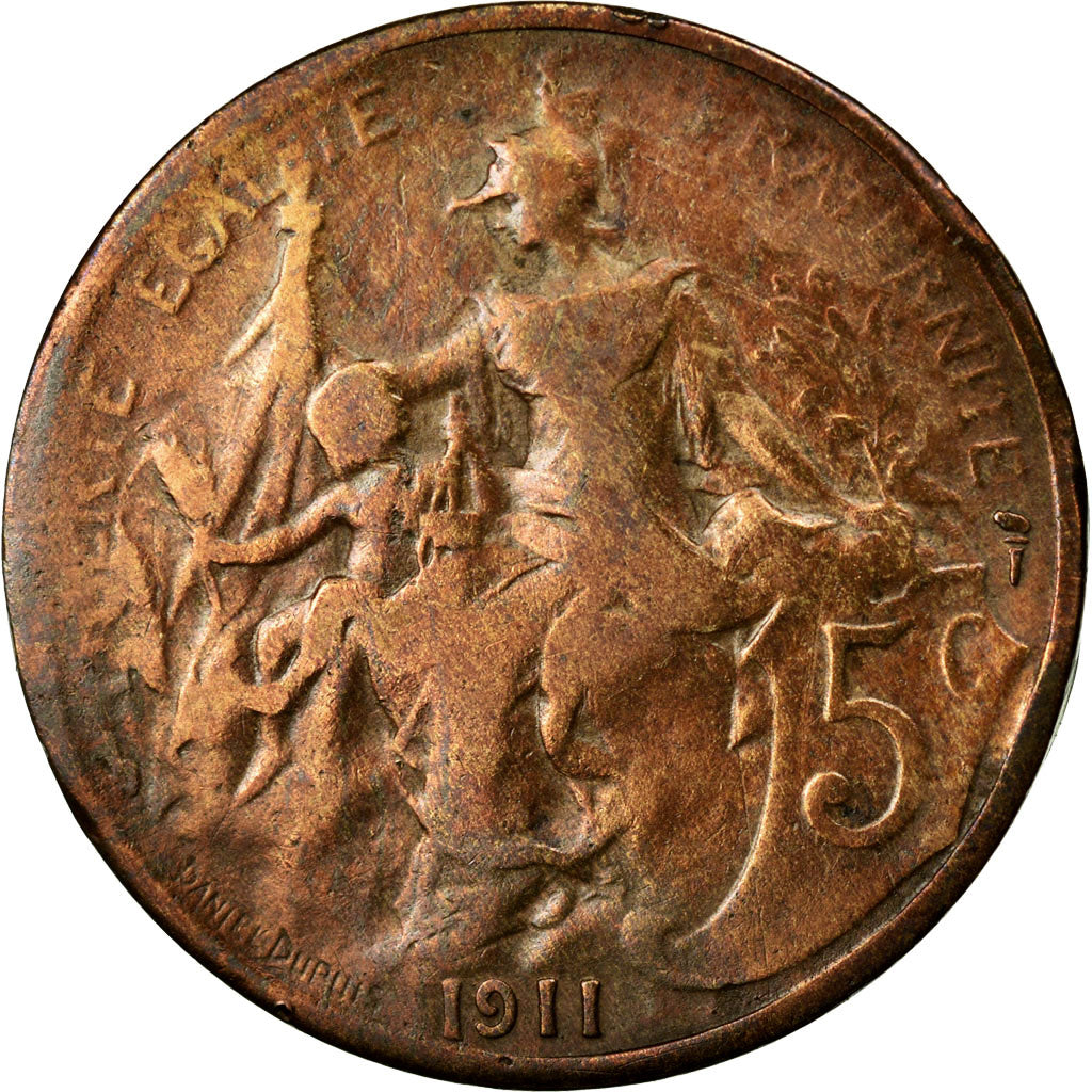 Coin, France, Dupuis, 5 Centimes, 1911, VF(30-35), Bronze, KM:842, Gadoury:165