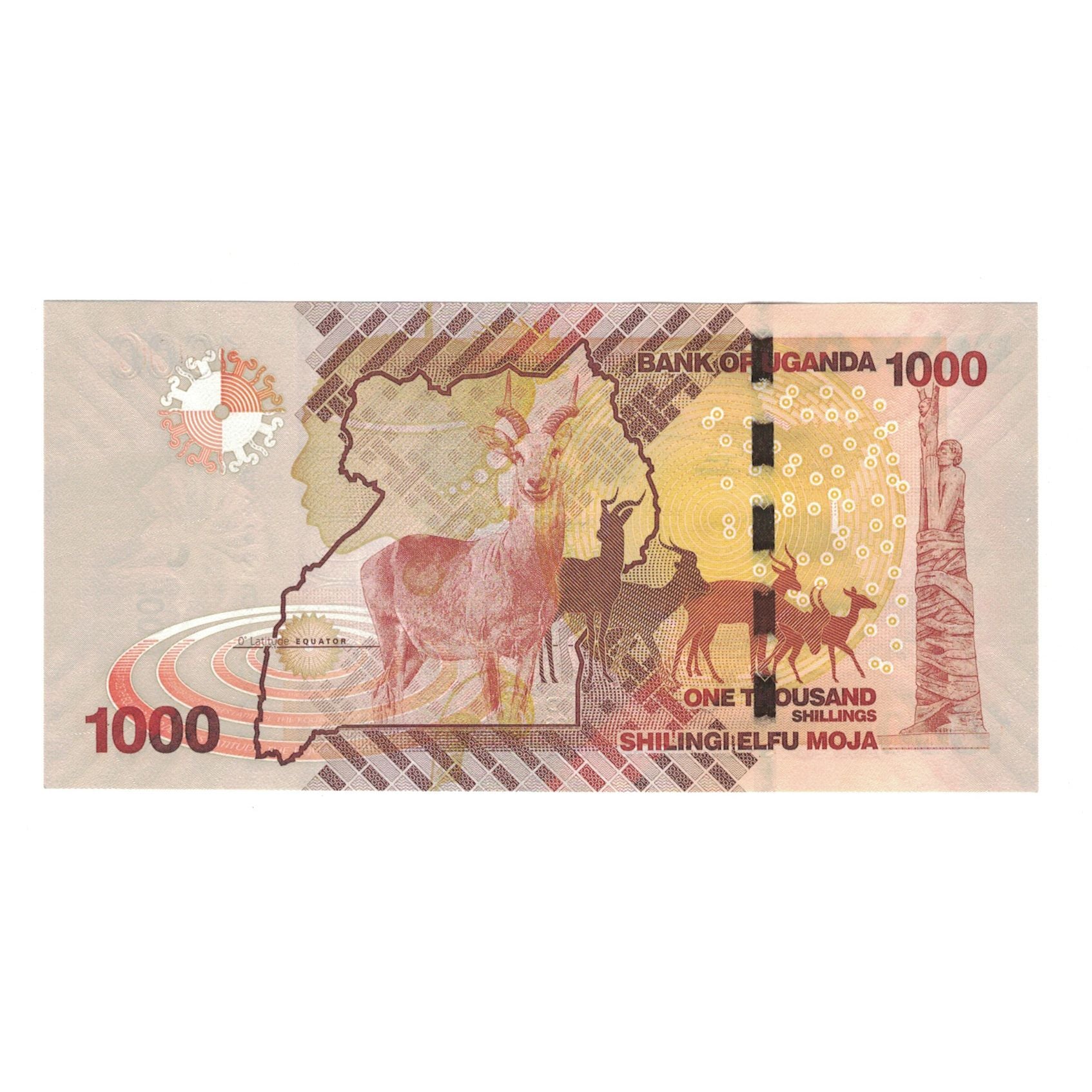 Banknote, Uganda, 1000 Shillings, 2010, KM:49, UNC(63)