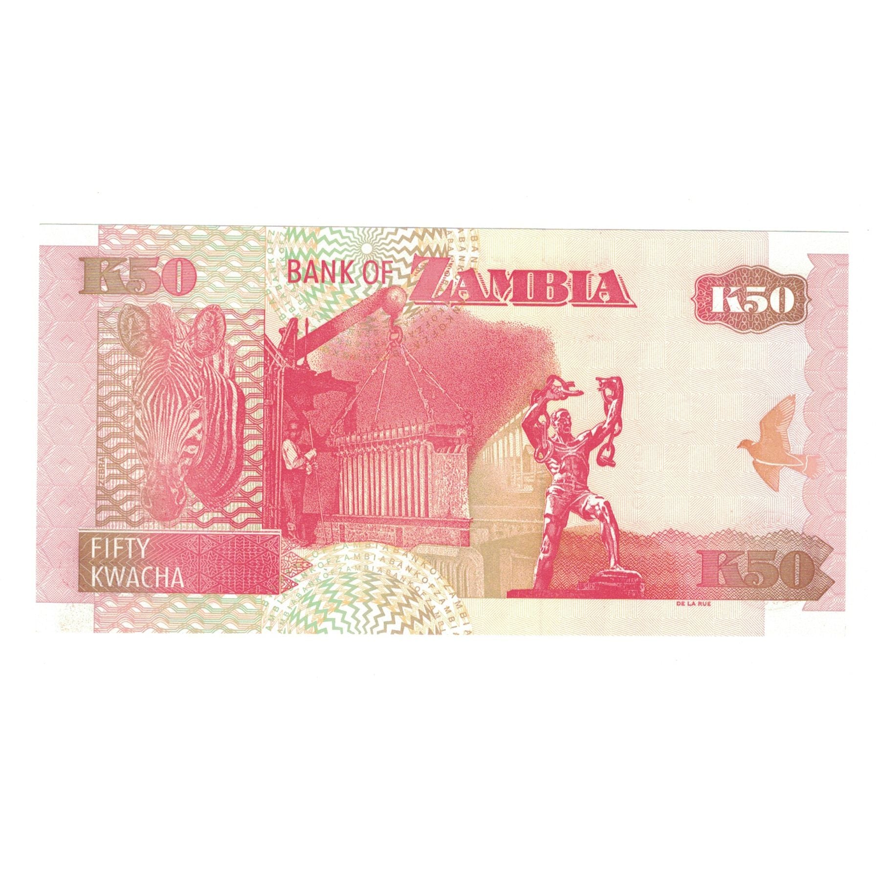 Banknote, Zambia, 50 Kwacha, 2009, KM:37h, UNC(65-70)
