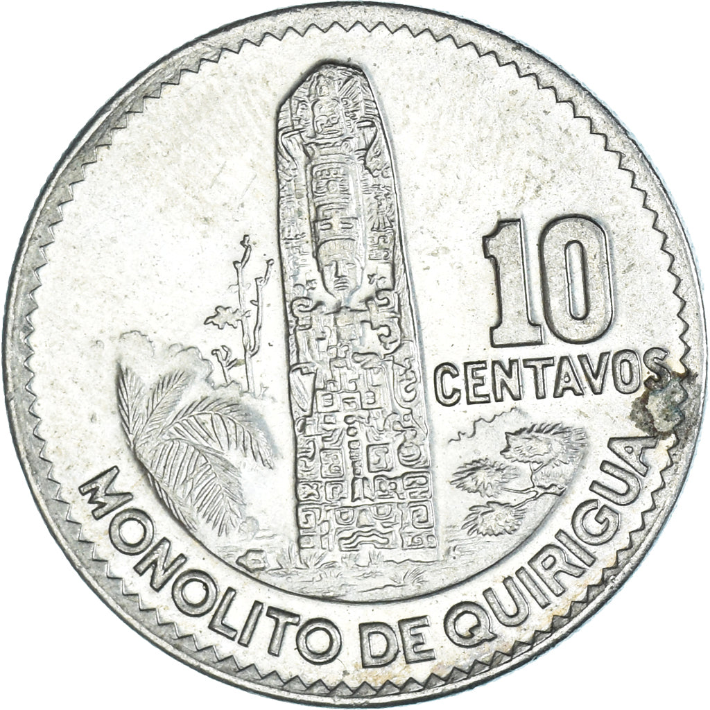 Moneda, Guatemala, 10 Centavos, 1968