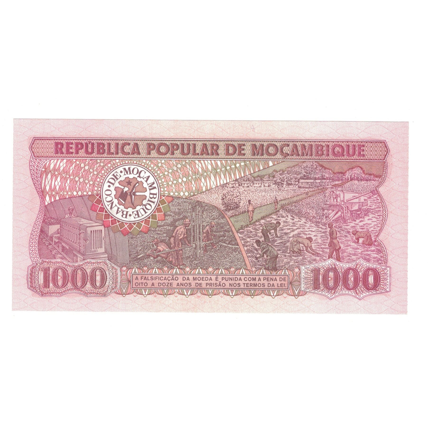 Banknote, Mozambique, 1000 Meticais, 1980, 1980-06-16, KM:128, UNC(65-70)