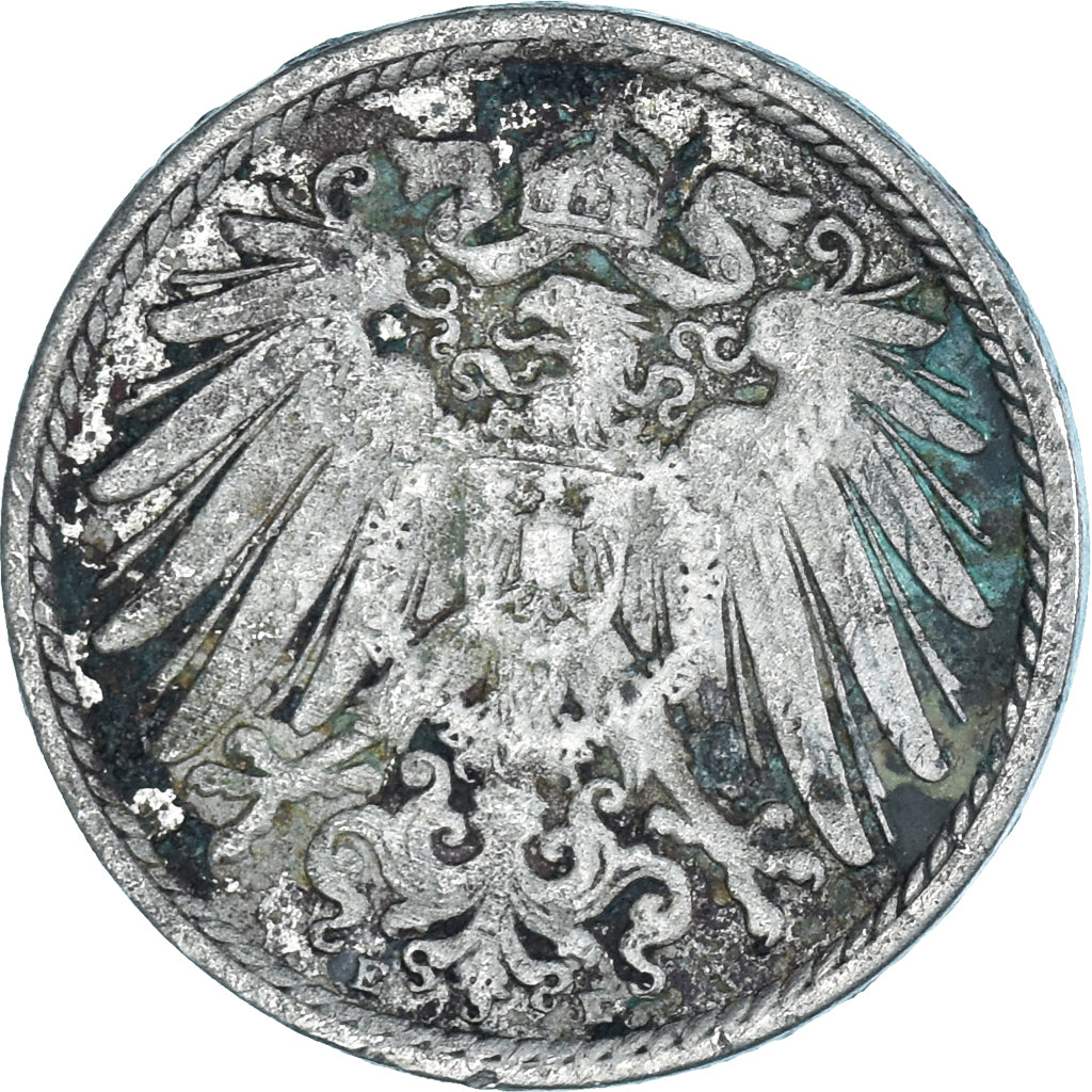 Coin, Germany, 5 Pfennig, 1890