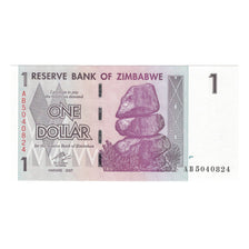 Banknote, Zimbabwe, 1 Dollar, 2007, KM:65, UNC(65-70)
