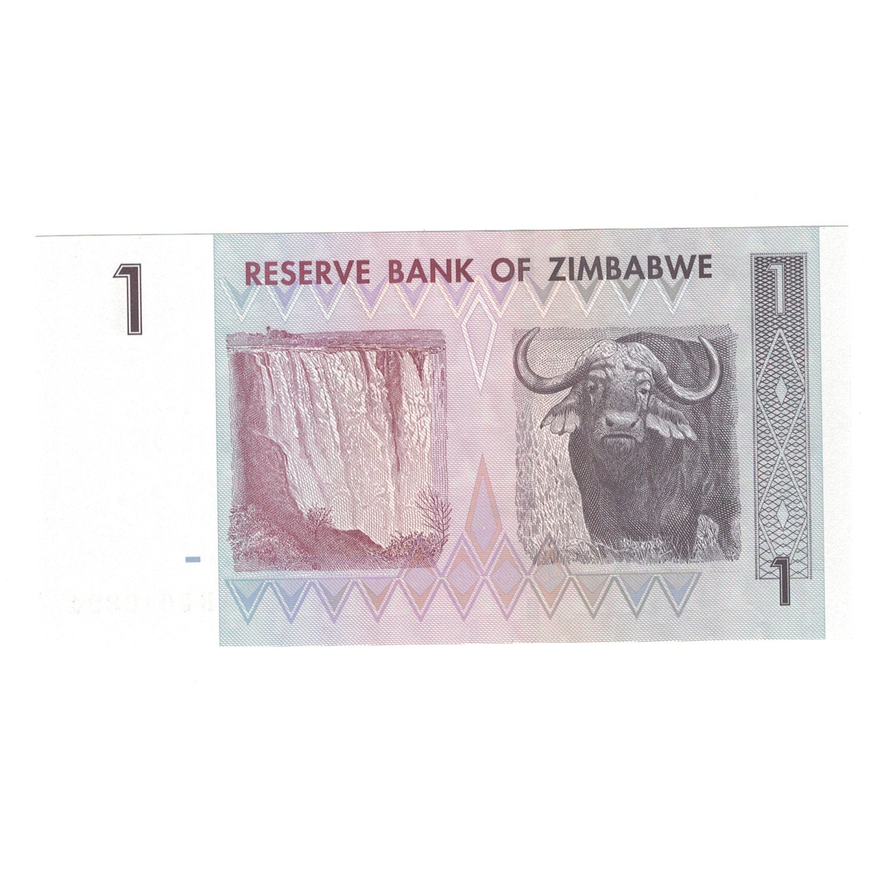 Banknote, Zimbabwe, 1 Dollar, 2007, KM:65, UNC(65-70)