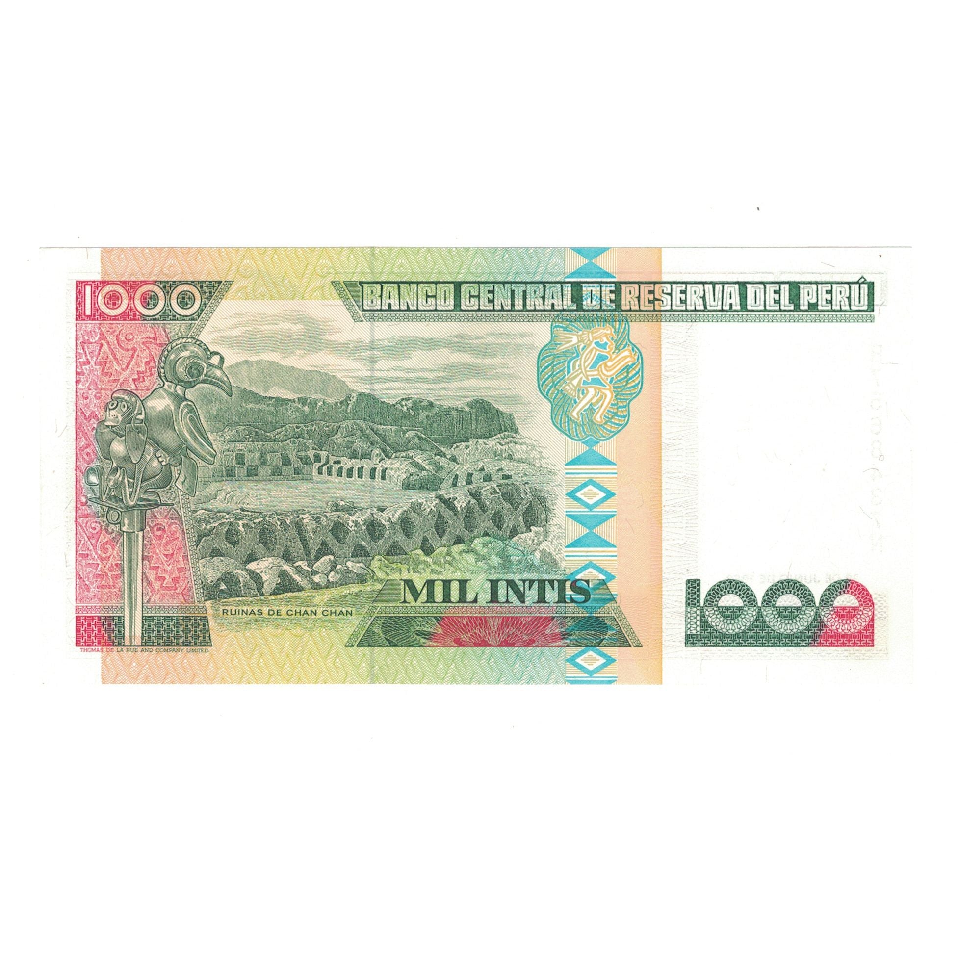 Banknote, Peru, 1000 Intis, 1988, 1988-06-28, KM:136a, UNC(65-70)