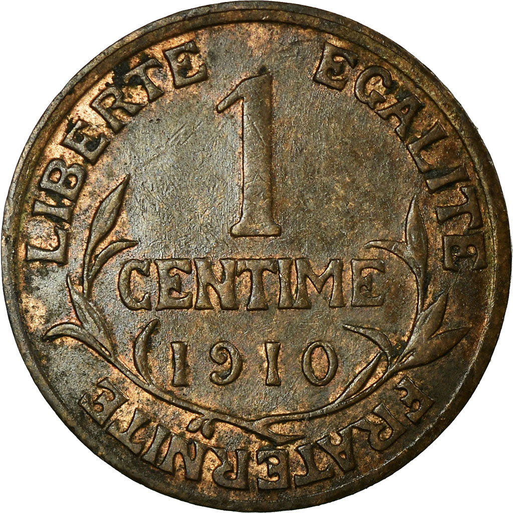Coin, France, Dupuis, Centime, 1910, EF(40-45), Bronze, KM:840, Gadoury:90