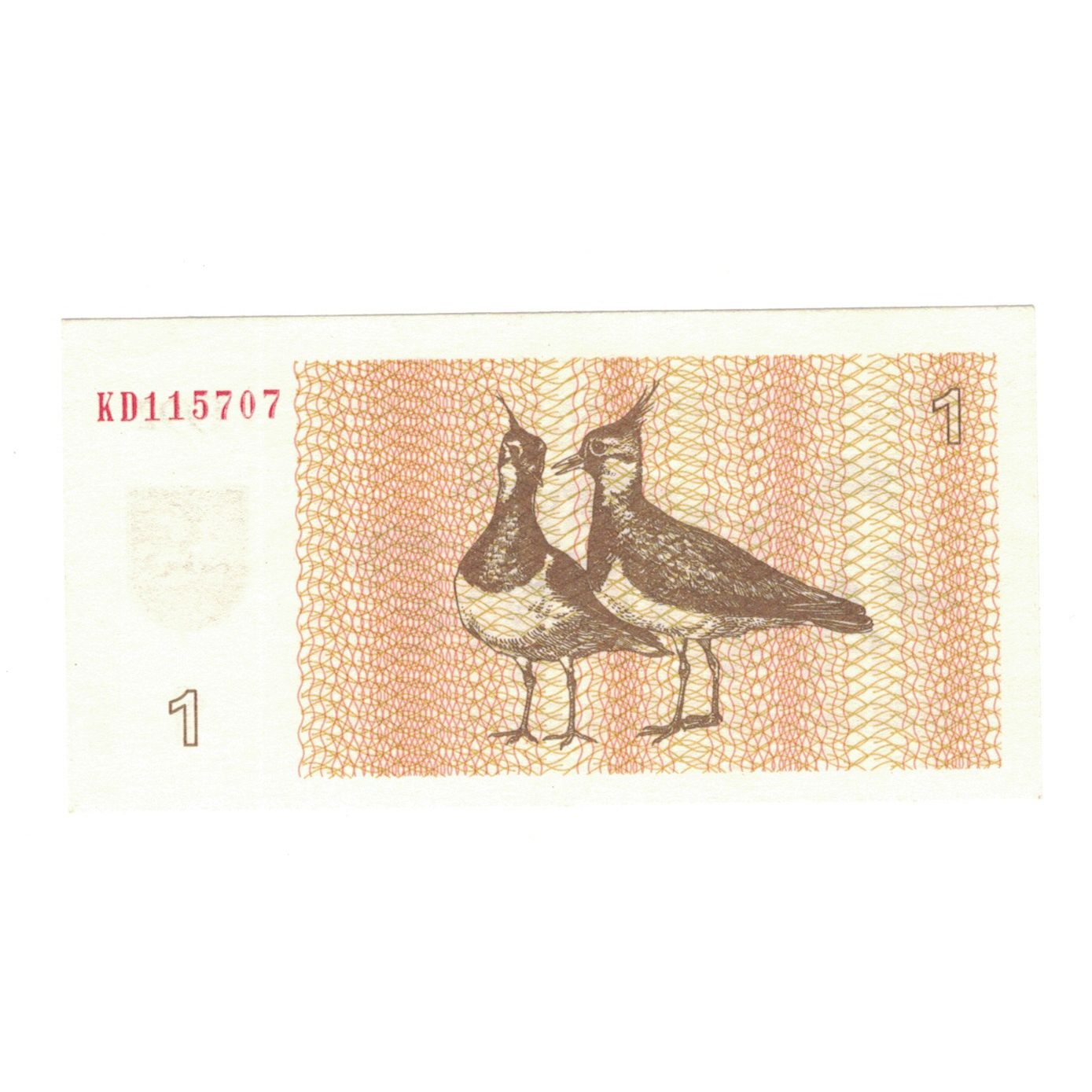 Banconote, Lituania, 1 (Talonas), 1992, KM:39, SPL
