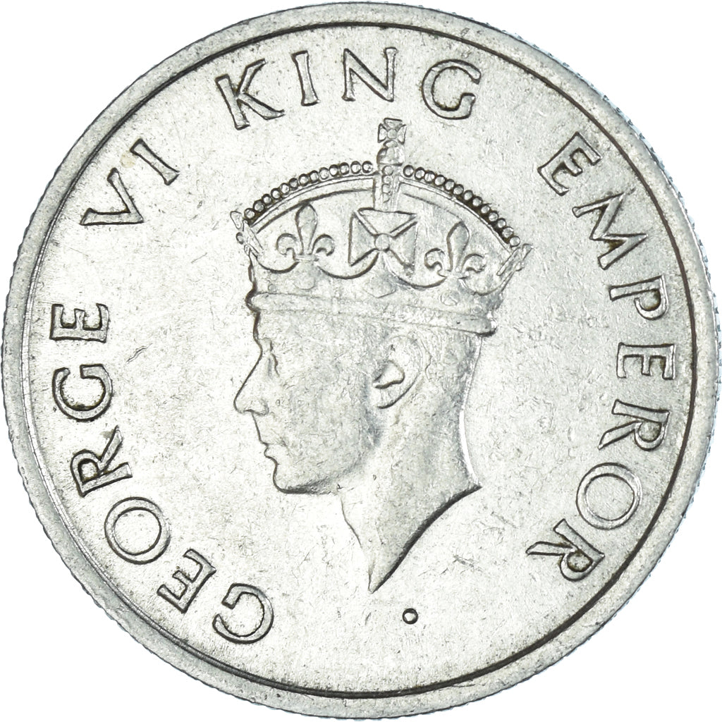 Coin, India, 1/2 Rupee, 1946