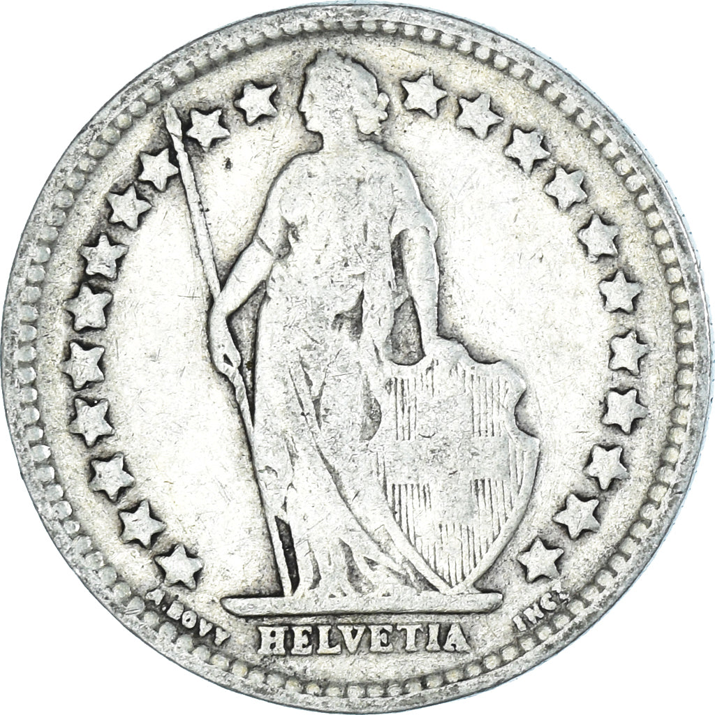 Coin, Switzerland, 1/2 Franc, 1920