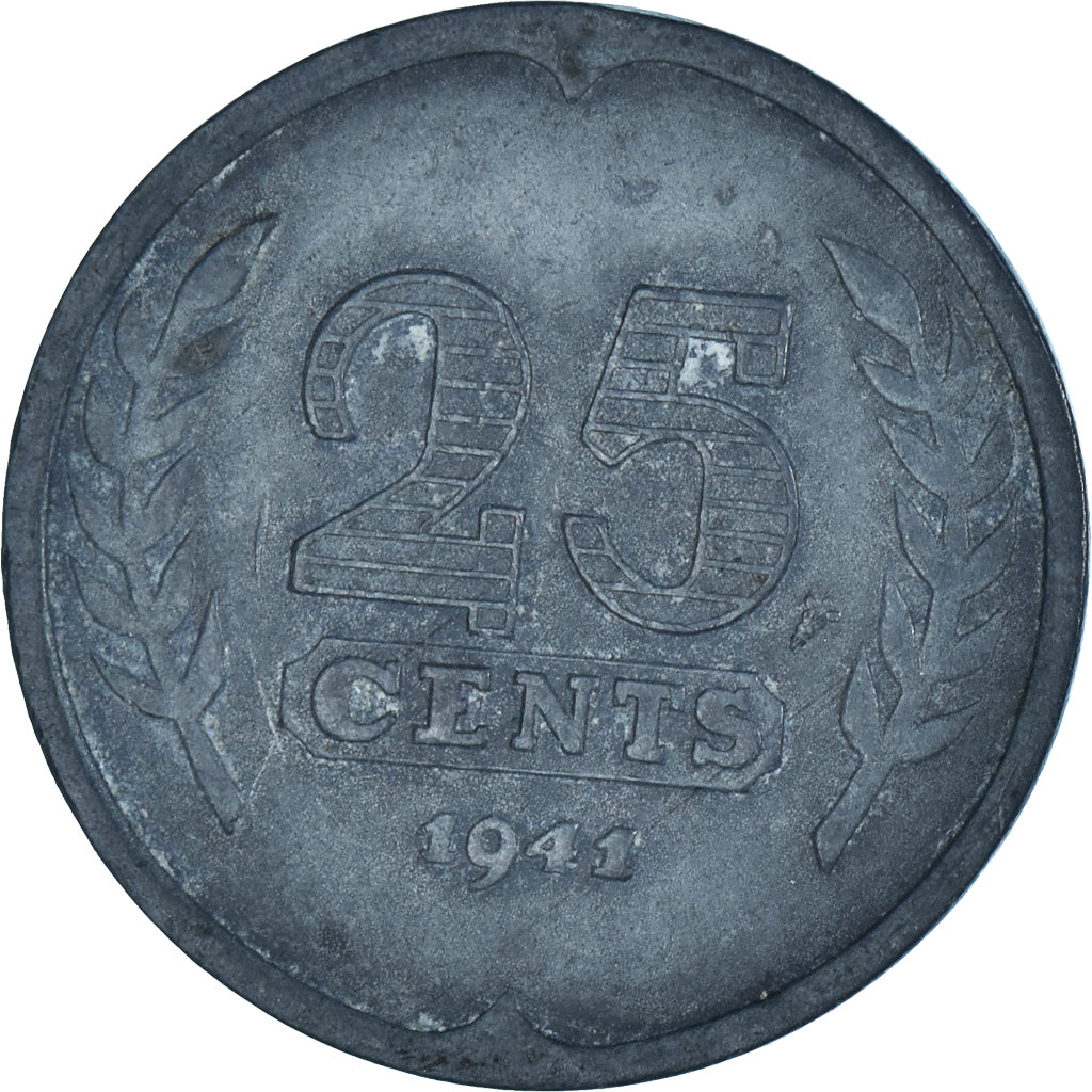 Munten, Nederland, 25 Cents, 1941