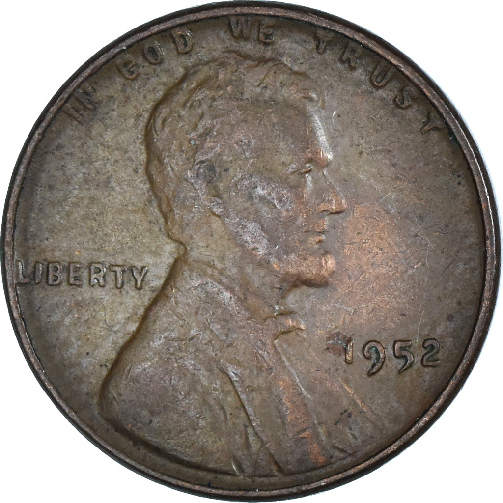 Moneda, Estados Unidos, Cent, 1952