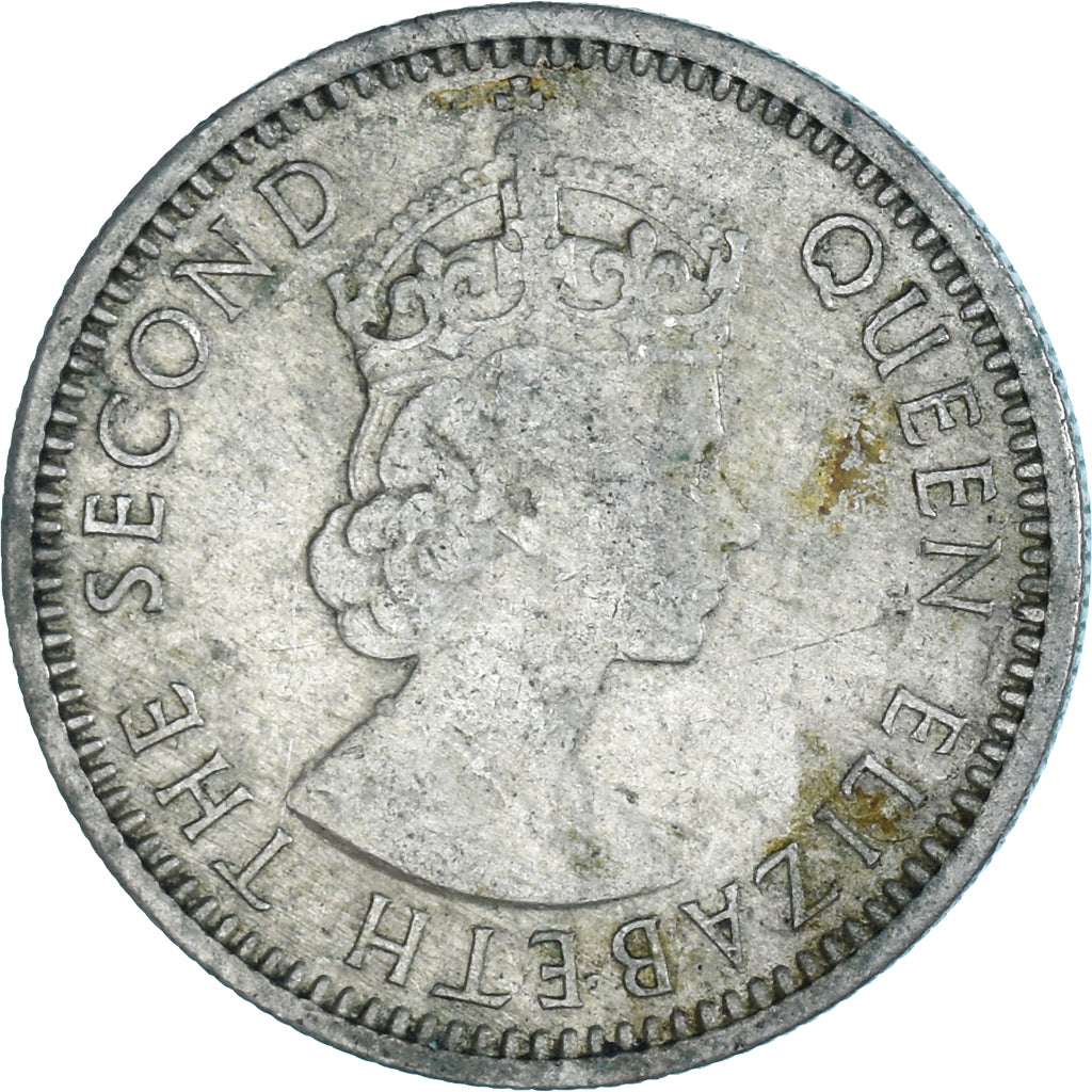 Münze, MALAYA & BRITISH BORNEO, 10 Cents, 1961