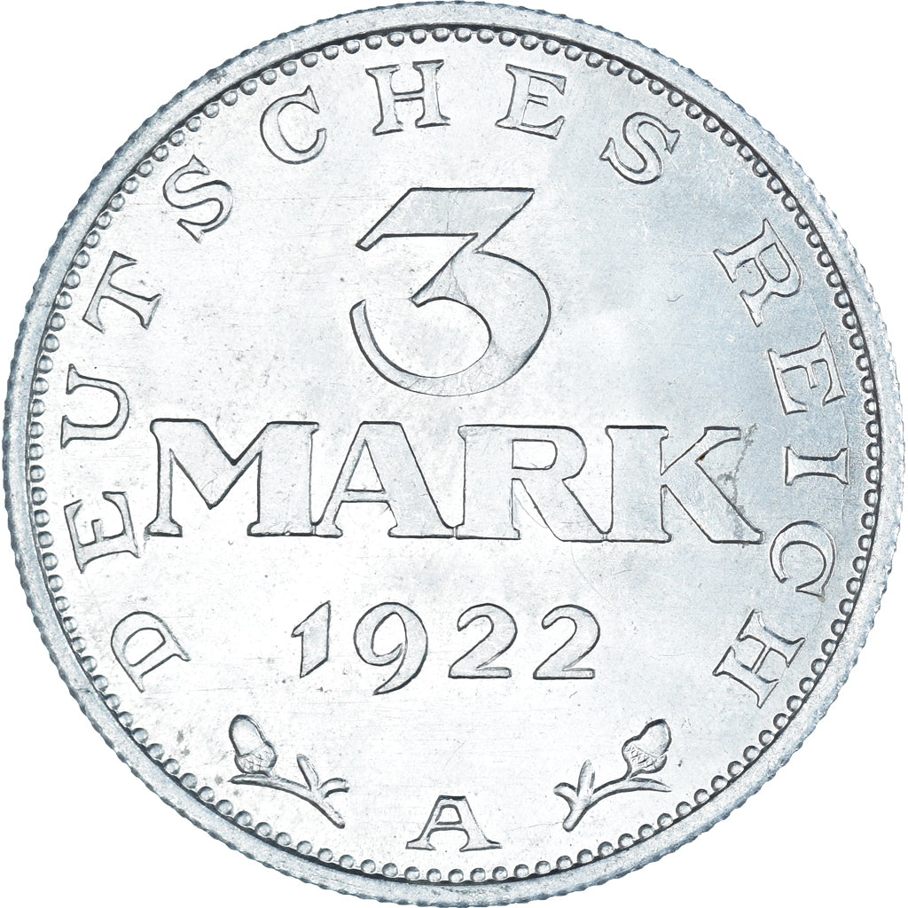 Coin, Germany, 3 Mark, 1922