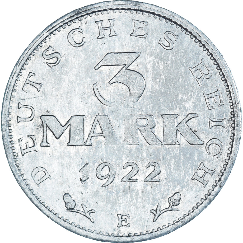 Moneta, Niemcy, 3 Mark, 1922