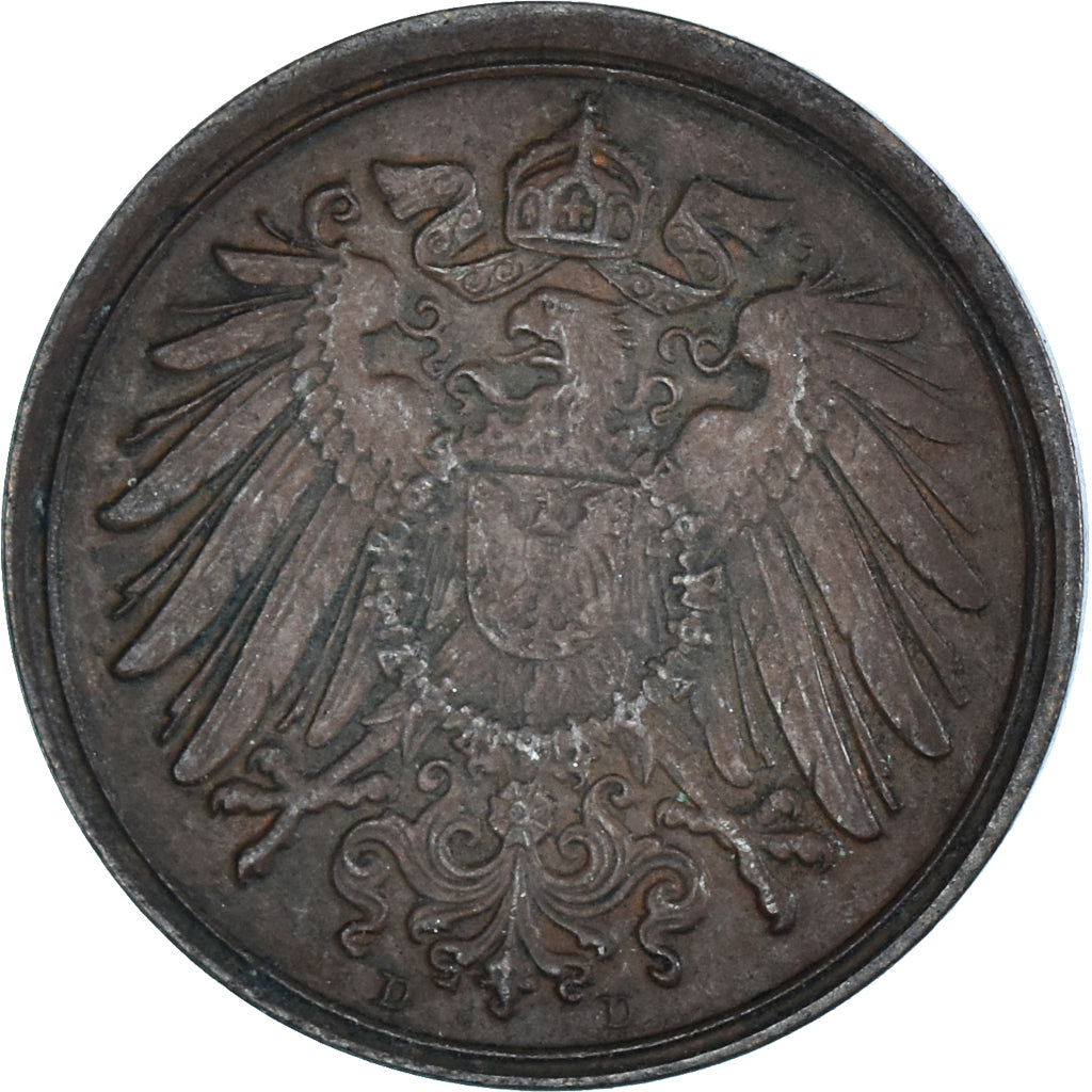 Coin, Germany, Pfennig, 1892