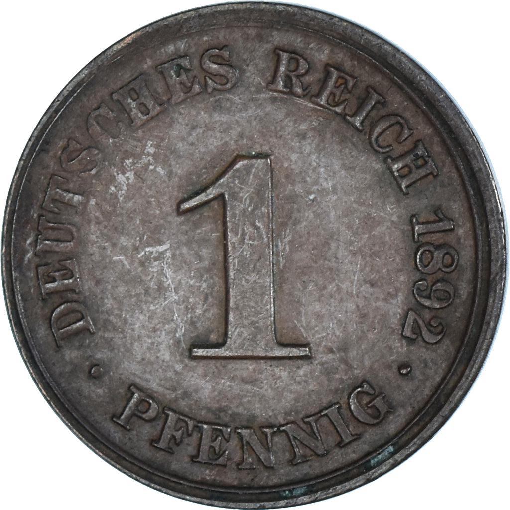 Coin, Germany, Pfennig, 1892