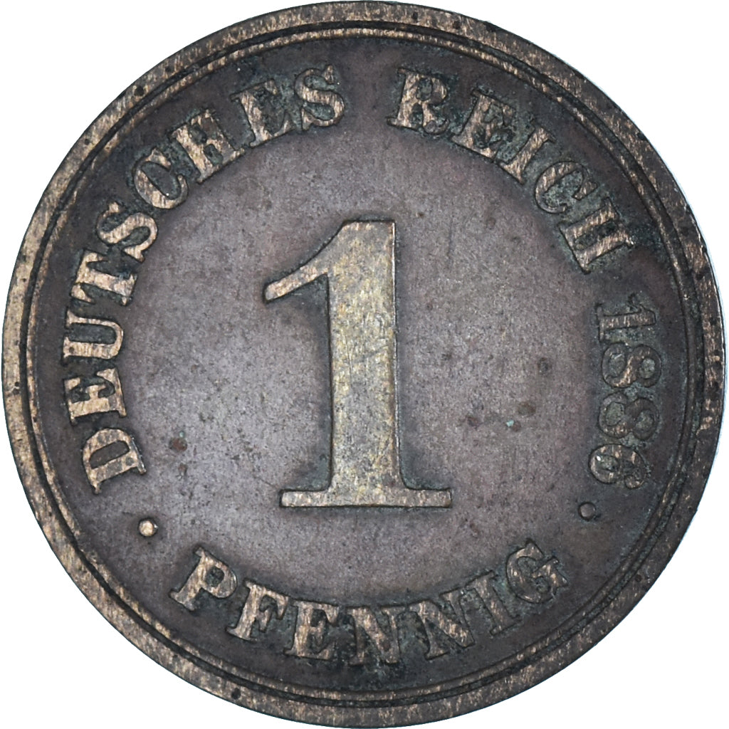 Coin, Germany, Pfennig, 1886