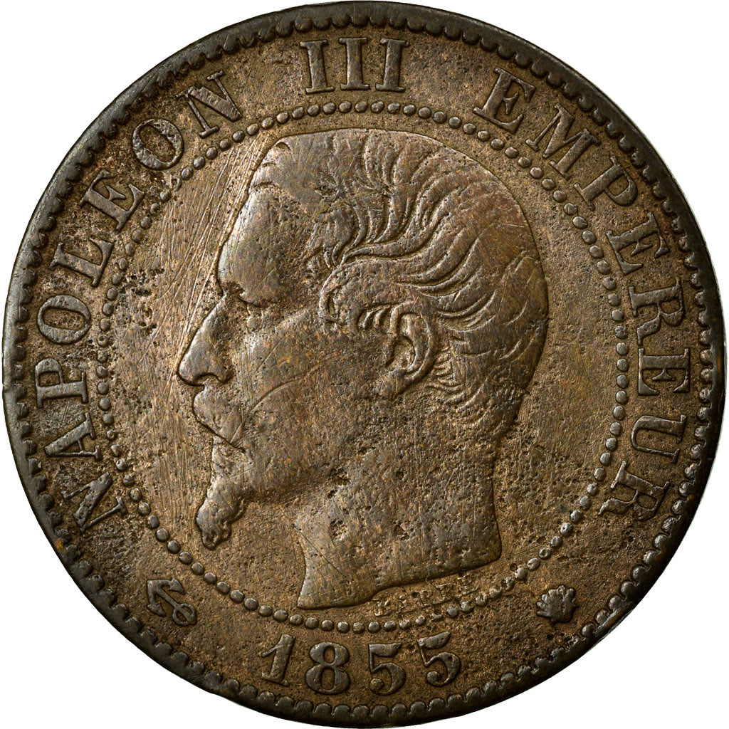 Moneta, Francja, Napoleon III, Napoléon III, 5 Centimes, 1855, Marseille