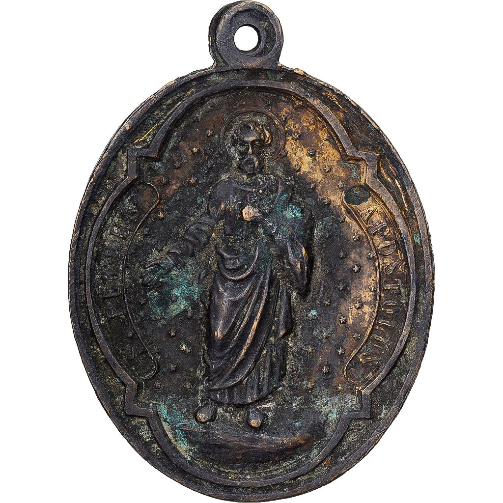 Vatican, Medal, Pie IX, S.Petrus, Religions & beliefs, VF(20-25), Bronze