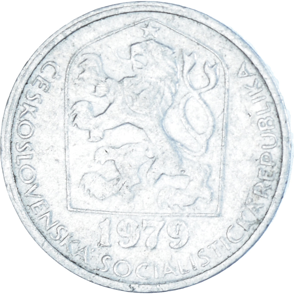 Moneda, Checoslovaquia, 5 Haleru, 1979