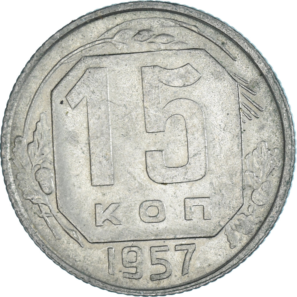 Munten, Rusland, 15 Kopeks, 1957
