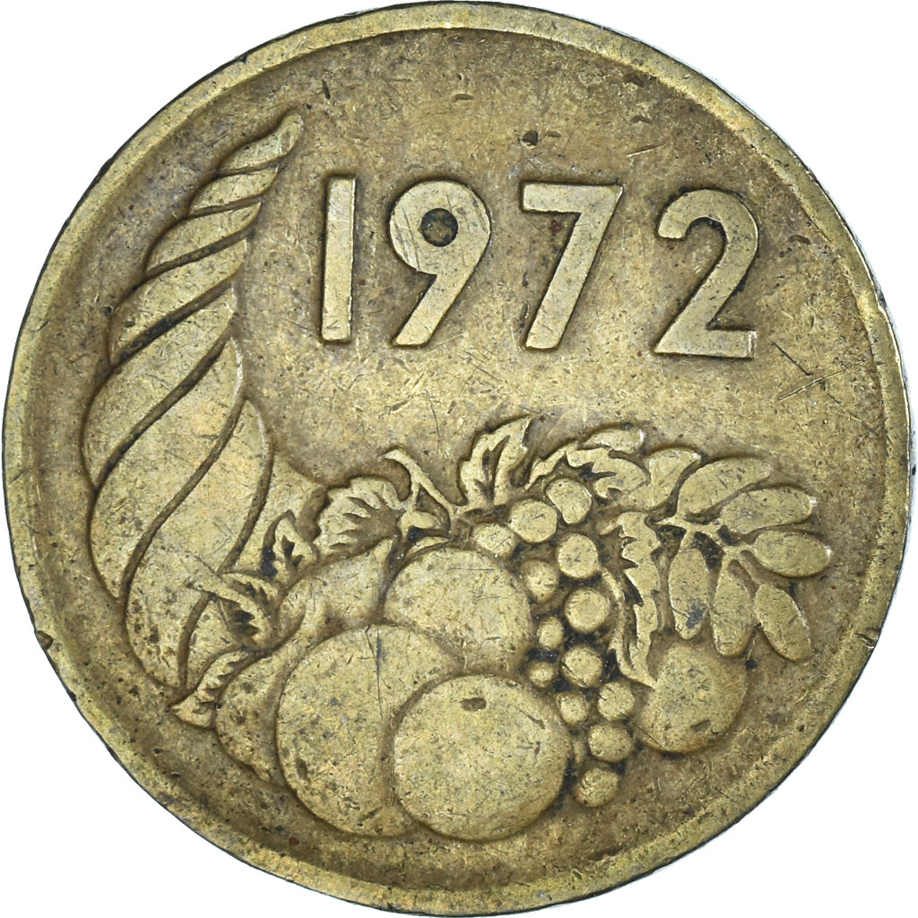 Münze, Algeria, 20 Centimes, 1972