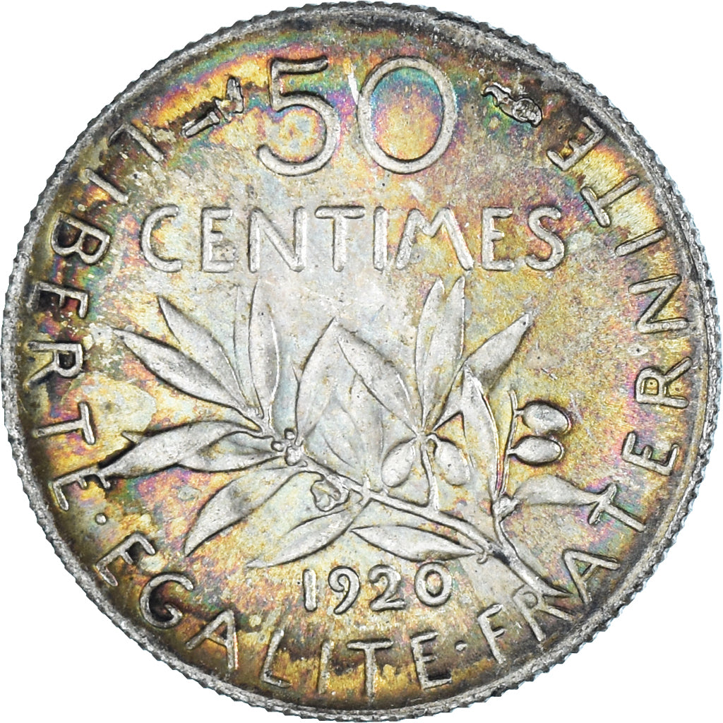 Coin, France, 50 Centimes, 1920
