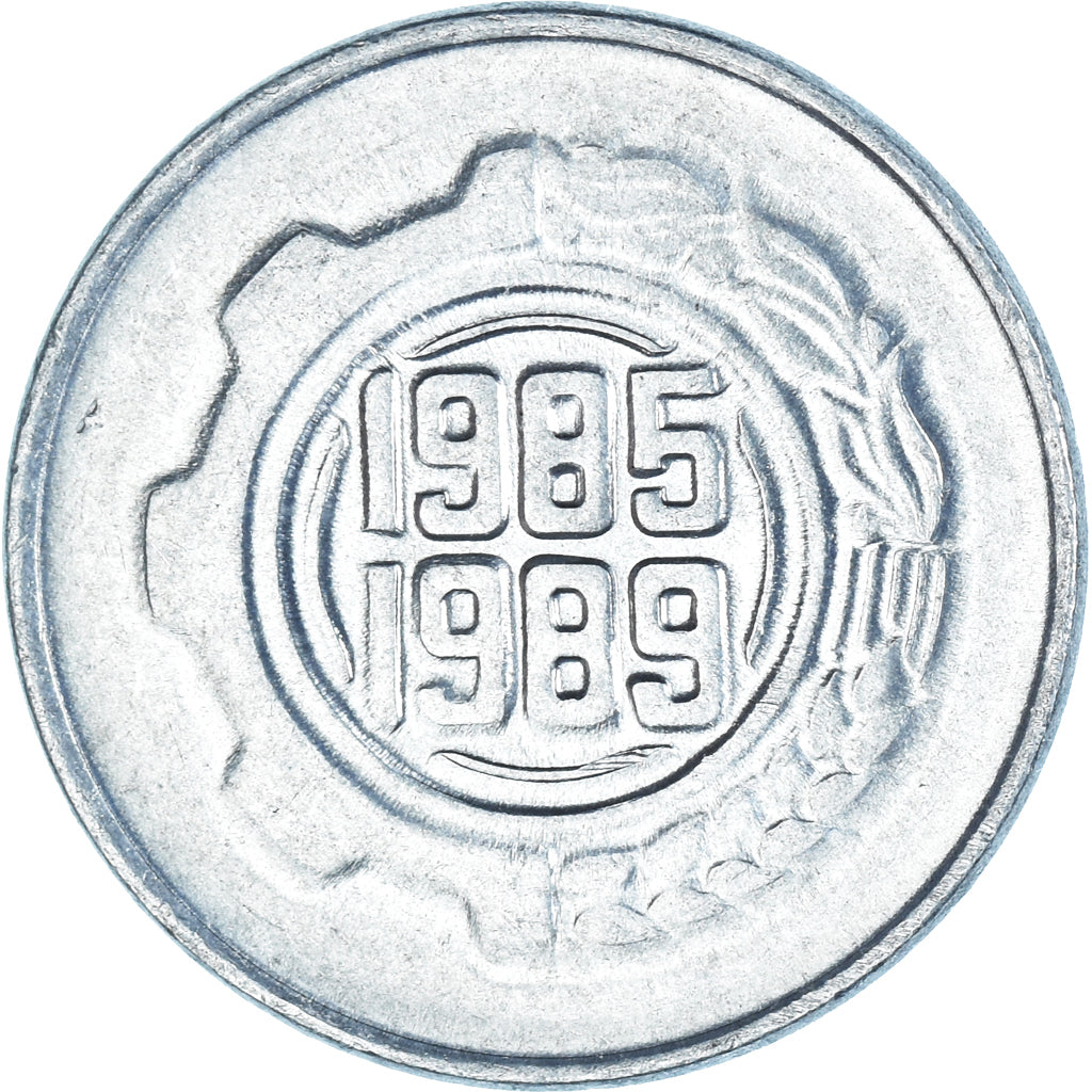 Moeda, Argélia, 5 Centimes, 1989