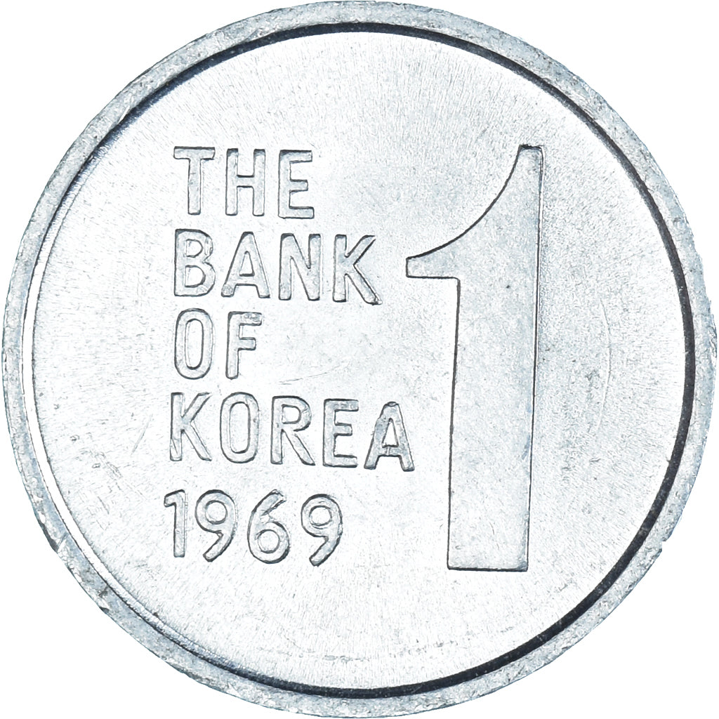Moneda, Corea, Won, 1969