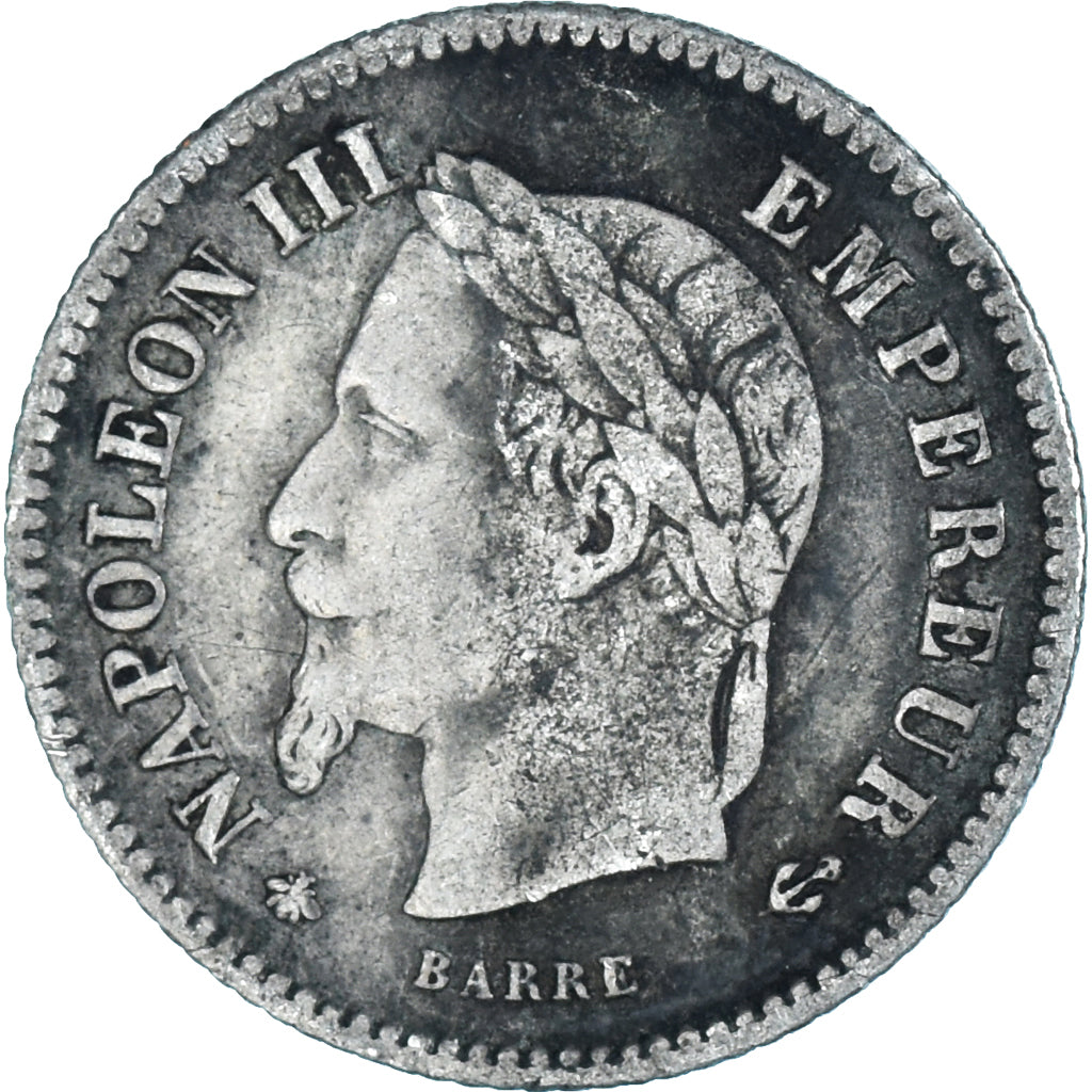 Coin, France, 20 Centimes, 1867