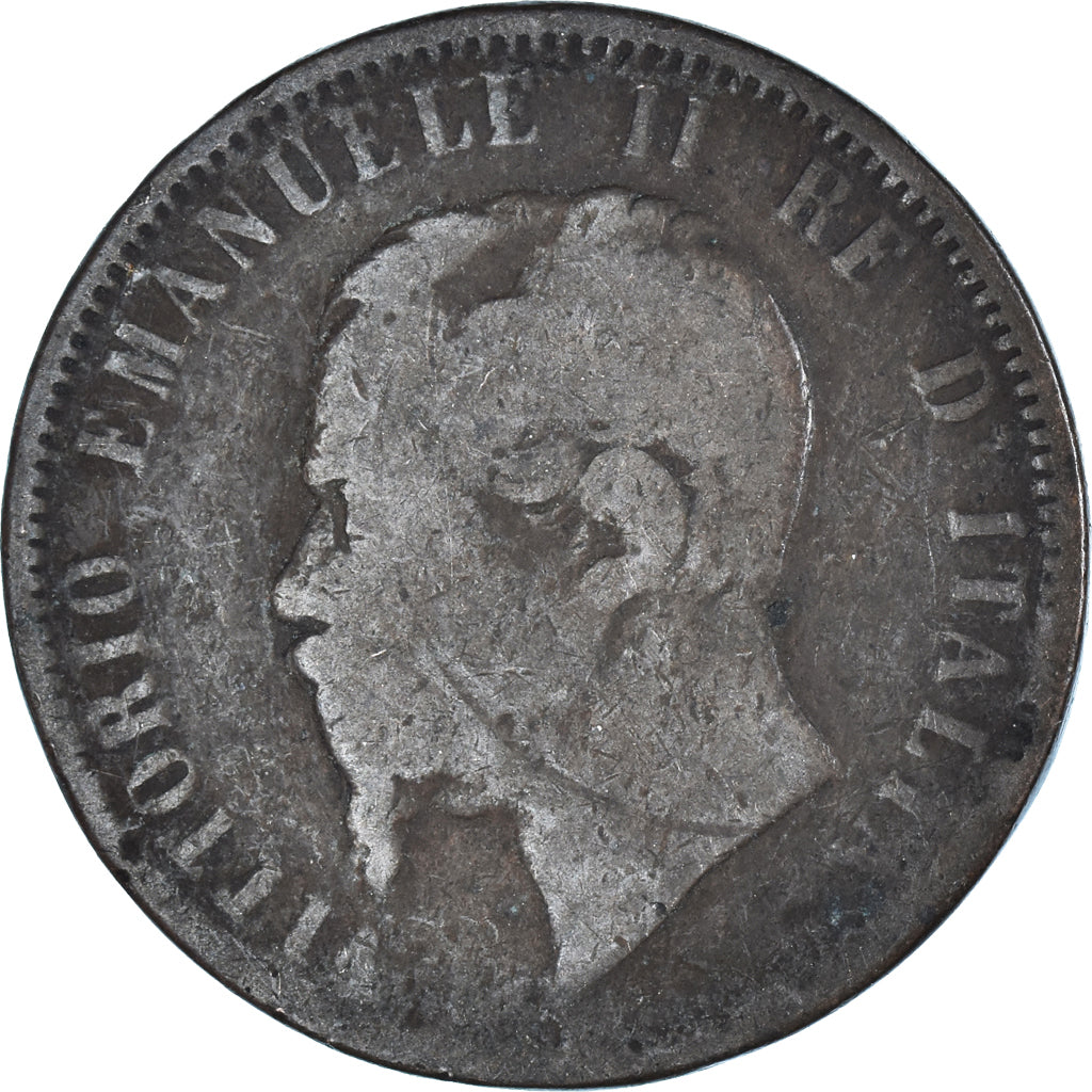 Moeda, Itália, 10 Centesimi, 1866