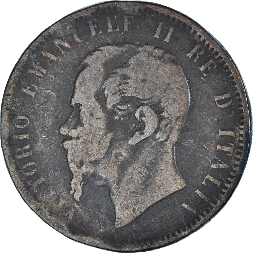 Moeda, Itália, 10 Centesimi, 1866